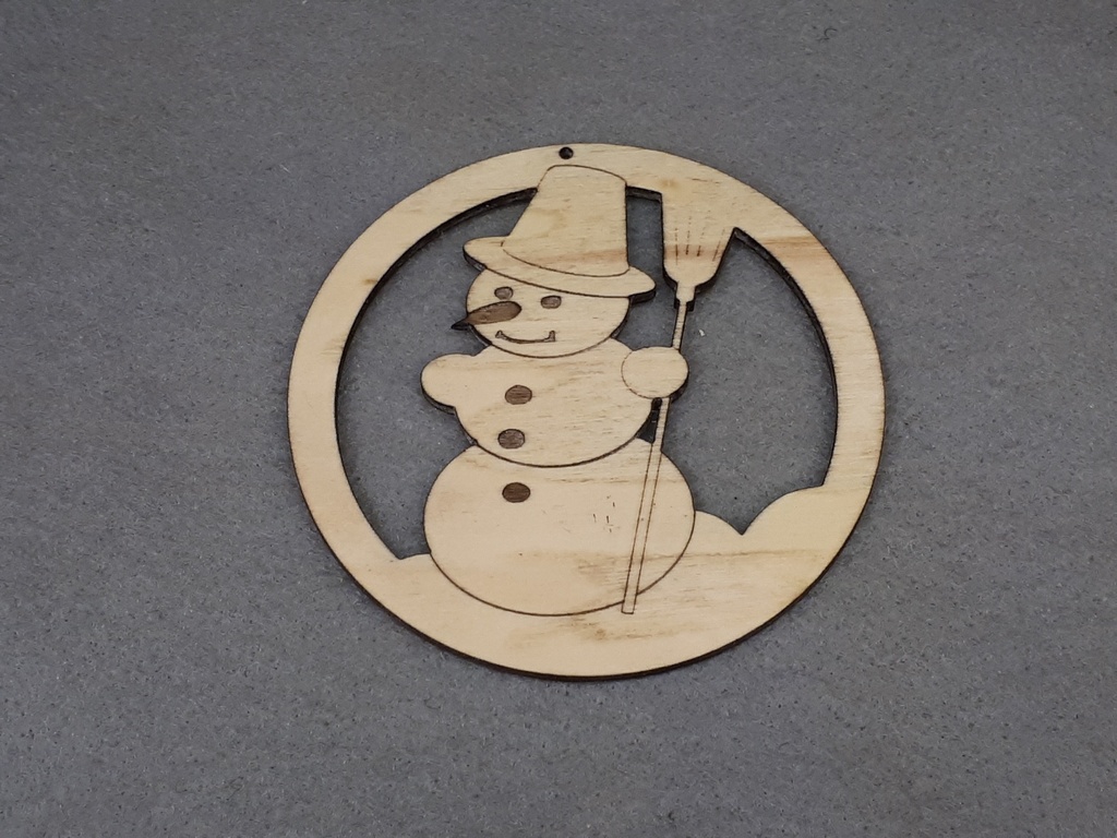 Anhänger "Schneemann"