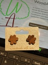 Ohrstecker "Blume" Tigerwood 