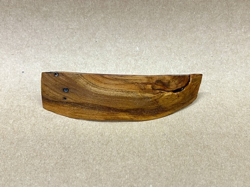 französische Haarspange aus Kirschholz